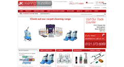 Desktop Screenshot of jkcleaningsupplies.co.uk